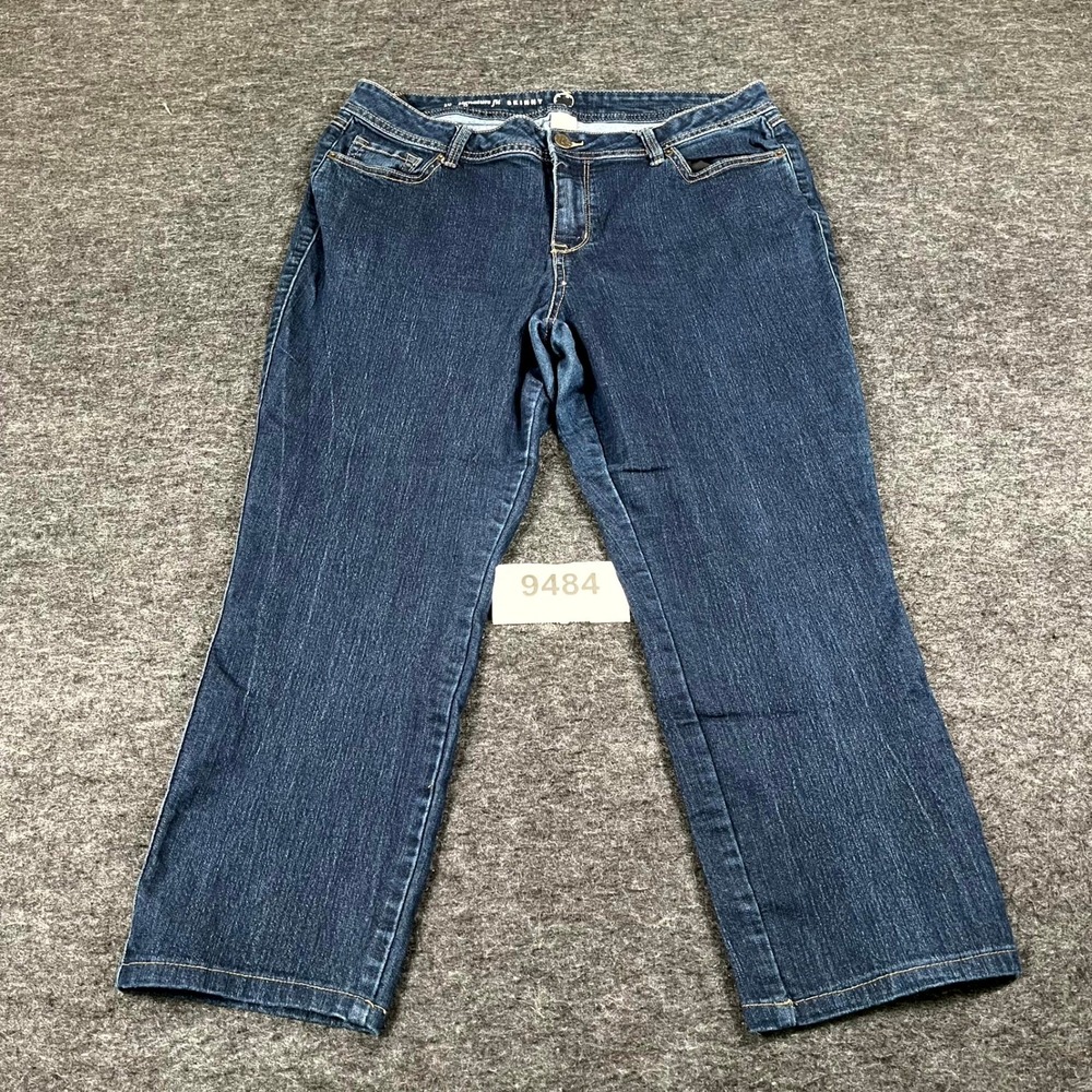 Vintage Westport 1962 Skinny Jeans Womens 16 Blue Denim Signature Fit Streetwear